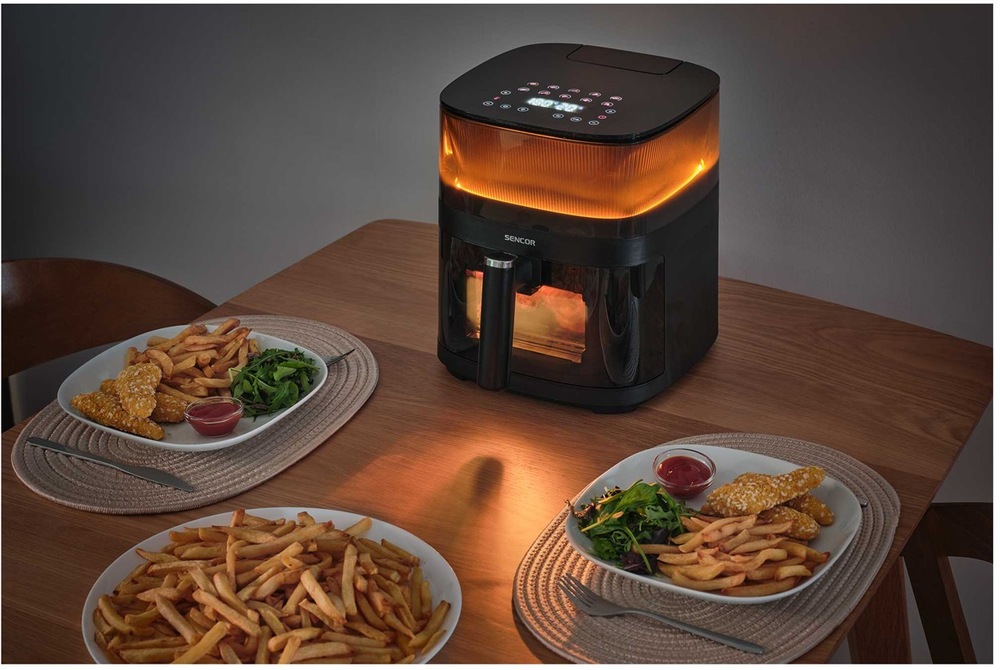 Fritéza horkovzdušná Sencor SFR 5050BK černá Fritéza horkovzdušná Sencor SFR 5050BK
