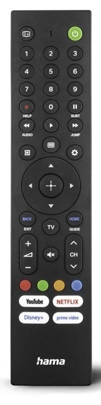 Dálkový ovladač Hama pro TV Sony, 41 tlačítek, černá barva