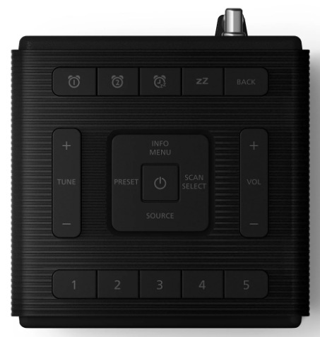 Radiopřijímač s DAB+ Philips TAR5100 černý PHITAR5100_05