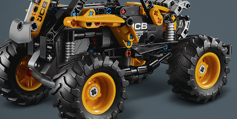 Stavebnice LEGO® Technic 42199 Monster Jam™ DIGatron™ s natahovacím motorem Aplikace LEGO Builder nabízí 3D návod, přibližování, otáčení modelu a přehledné sledování postupu stavění.