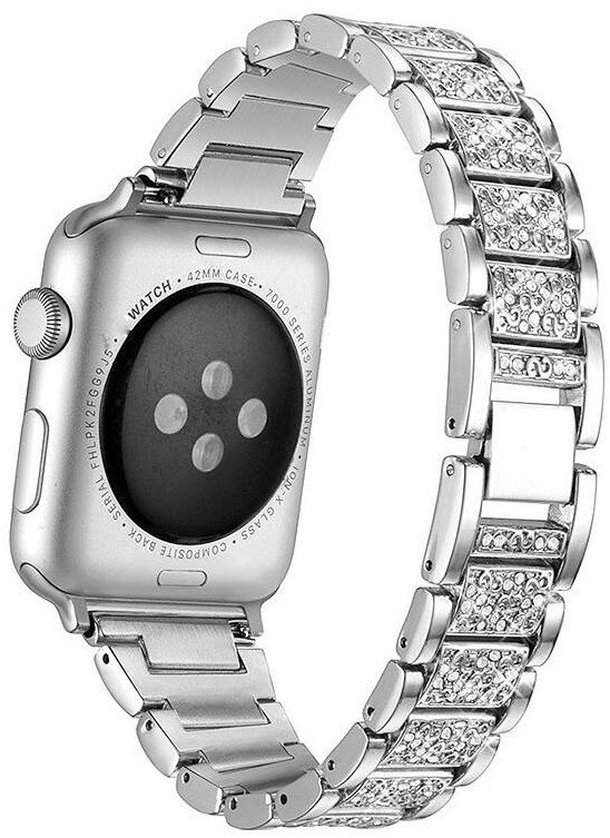 Řemínek WG Universal, kovový, extra, 22mm stříbrný