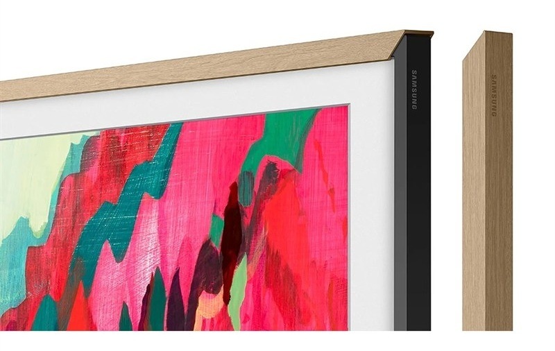 Výměnný rámeček Samsung pro Frame TV s úhlopříčkou 85" (2025), rovný týková barva