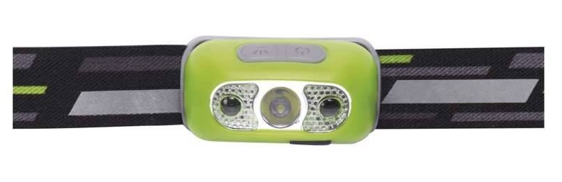 Čelovka EMOS P3534, CREE LED, 230 lm, Li-Pol 1200 mAh zelená