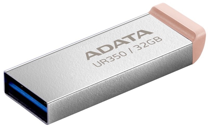 ADATA Flash Disk 32GB UR350, USB 3.2 Dash Drive, kov hnědá