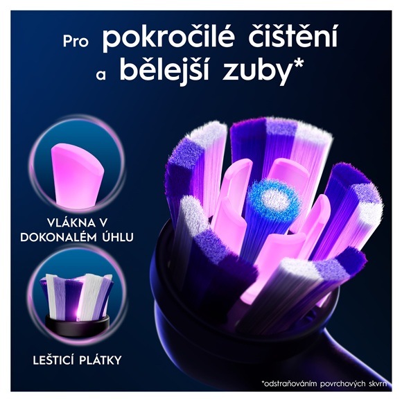 Náhradní hlavice Oral-B iO Radiant Black (4 ks) černá Náhradní hlavice Oral-B iO Radiant Black (4 ks) černá
