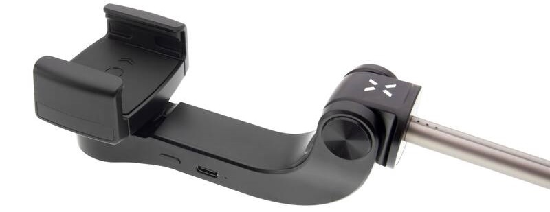 Selfie tyč FIXED Snap Action, tripod se stabilizátorem a dálkovou spouští černá