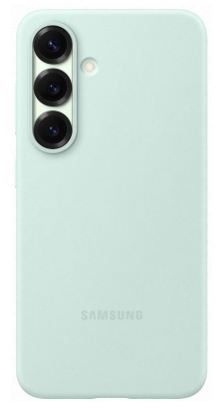Kryt na mobil Samsung Silicone na Galaxy S25+ mentolový