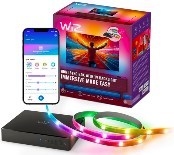 LED pásek WiZ Starter kit 55"-65", WiZ Sync box