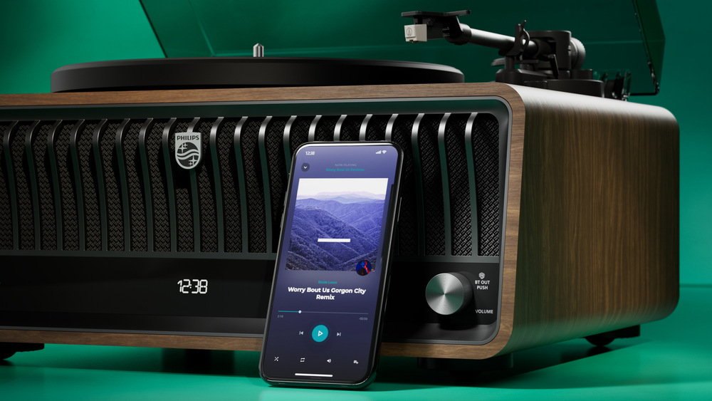 Gramofon Philips TAV9000B černý PHITAV9000B_04