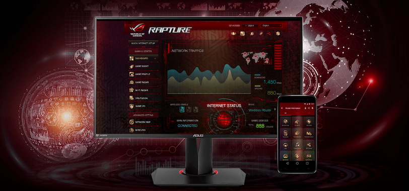 Router Asus ROG Rapture GT-AC5300 - AC5300 černý Router Asus ROG Rapture GT-AC5300 - AC5300 černý