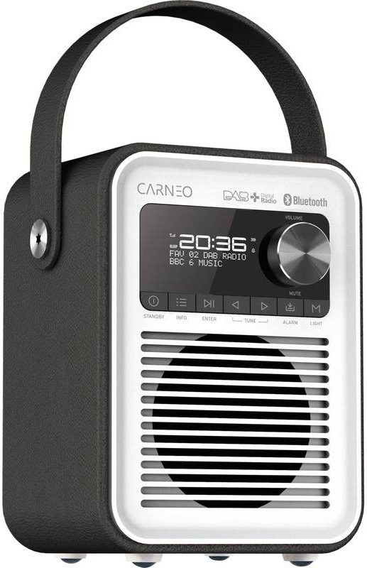 Radiopřijímač s DAB+ Carneo D600 černý/bílý Radiopřijímač s DAB+ Carneo D600 černý/bílý