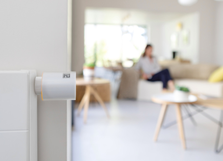 Bezdrátová termohlavice Netatmo Additional Smart Radiator Valve (3 ks) - bílá