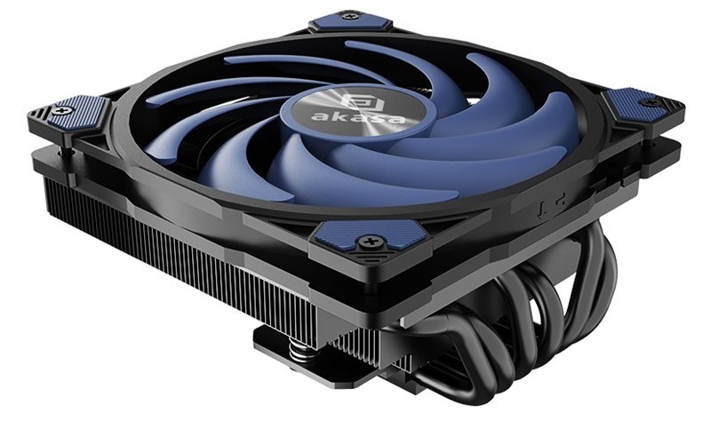 Chladič CPU AKASA Alucia H6LS M2, Low profile, 6 Heatpipes