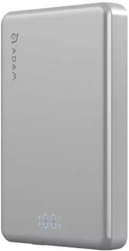Powerbanka ADAM Elements VIONTA L10 Ultra Slim 10000 mAh, hliníkové pouzdro s perforovaným vzorem.