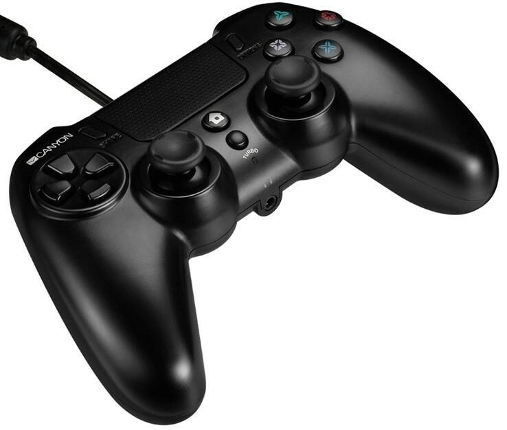 Gamepad Canyon pro PS4, drátový černý