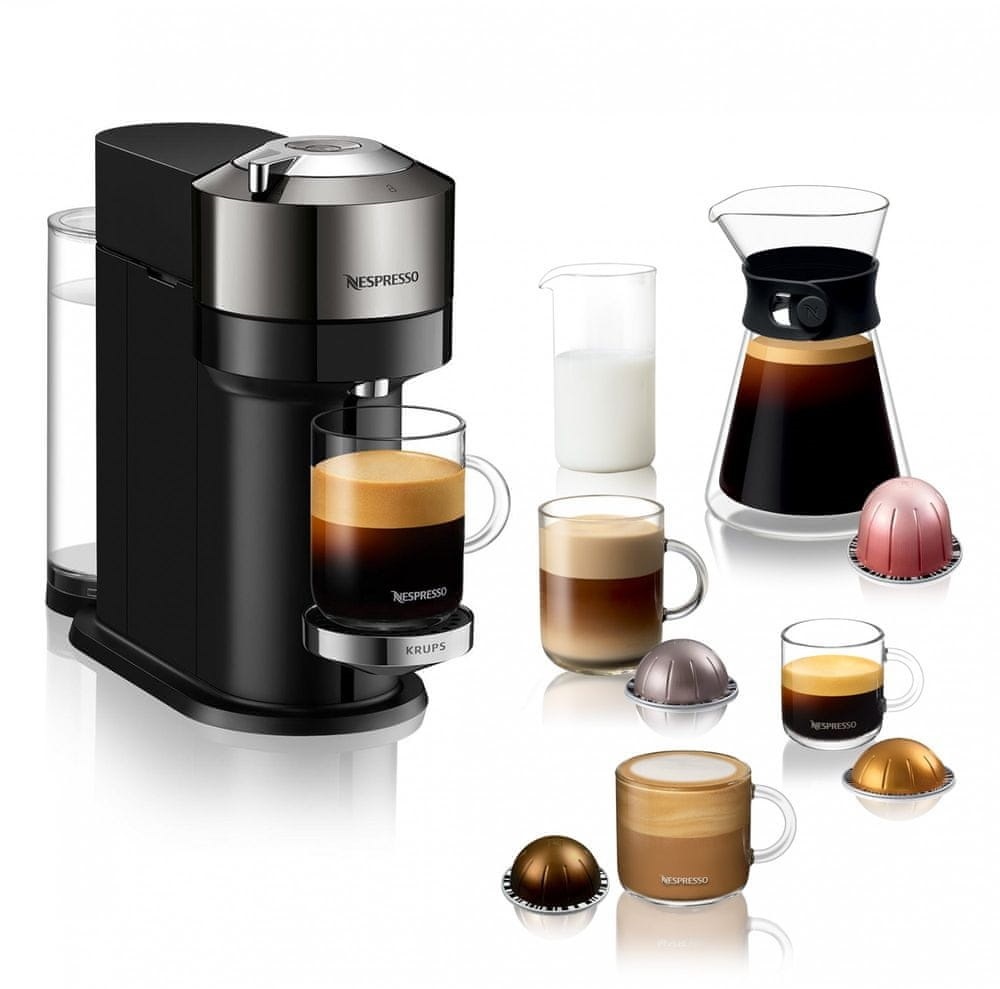 Kapslový kávovar Krups Nespresso Vertuo Next XN910C10 černý