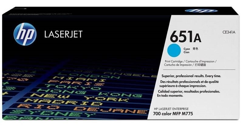 Toner HP 651A, 16 000 stran azurový