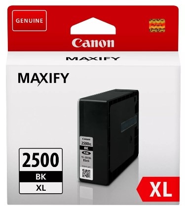 Inkoustová náplň Canon PGI-2500XL BK, 2500 stran černá