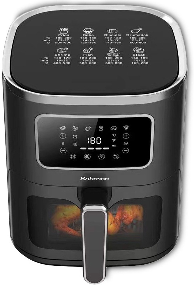 Fritéza horkovzdušná Rohnson R-2862, 5 l černá