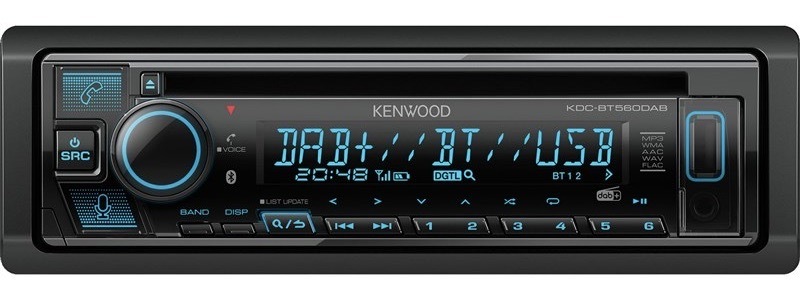 Autorádio s CD KENWOOD KDC-BT560DAB černé