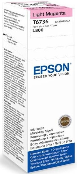 Inkoustová náplň Epson T6736, 70 ml - světle purpurová