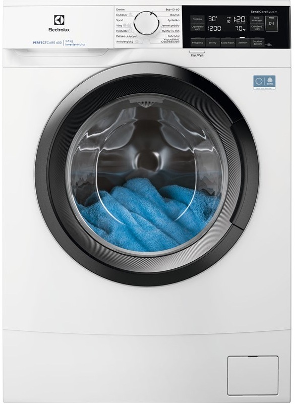Úzká pračka Electrolux EWS6347DC série 600 SensiCare, bílá