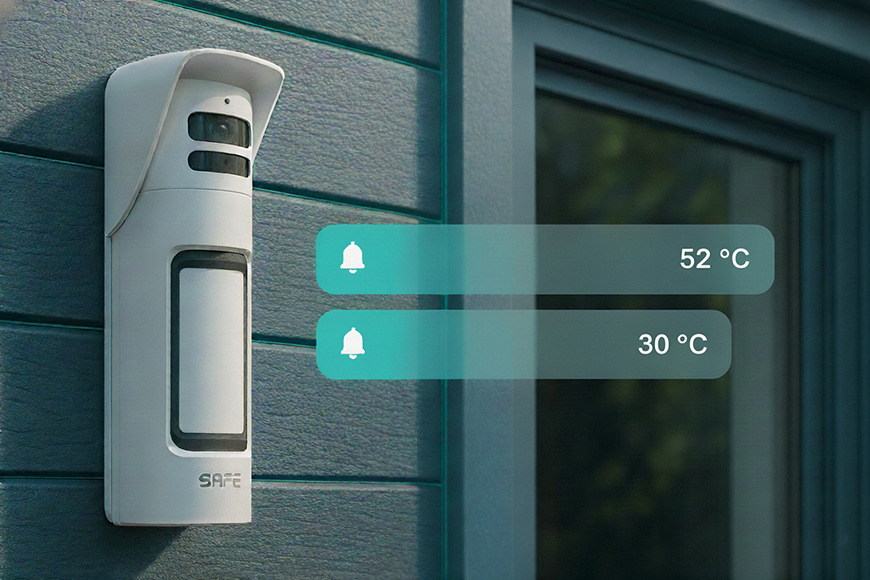 Detektor pohybu Safe Motion Cam Outdoor (PhOD) bílý Detektor pohybu Safe Motion Cam Outdoor (PhOD) - bílý