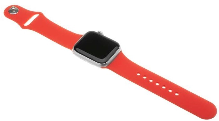 Řemínek FIXED Silicone Strap na Apple Watch 38/40/41 mm červený