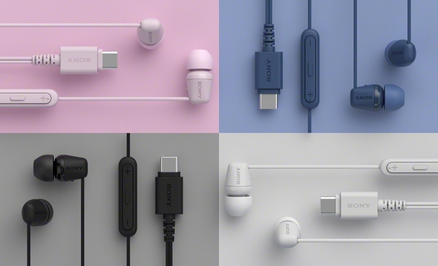 Sony IER-EX15C, USB-C, růžová