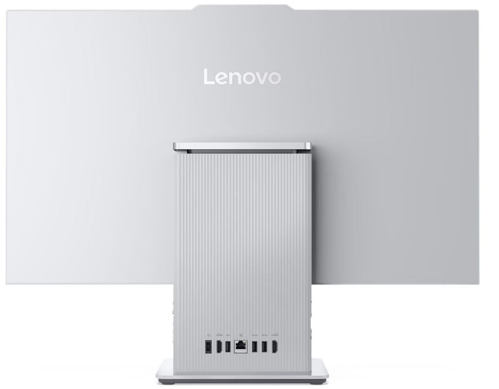 Počítač All In One Lenovo IdeaCentre 27IPH11 šedý Počítač All In One Lenovo IdeaCentre 27IPH11, přímý zadní pohled