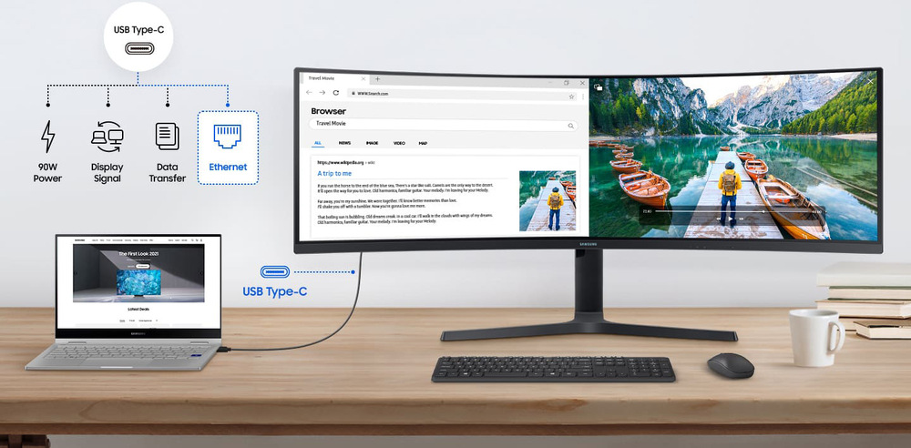 Monitor Samsung ViewFinity S95UA černý Monitor Samsung ViewFinity S95UA černý