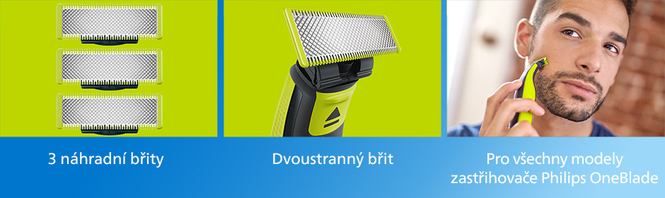 Náhradní hlavice Philips OneBlade QP230/50