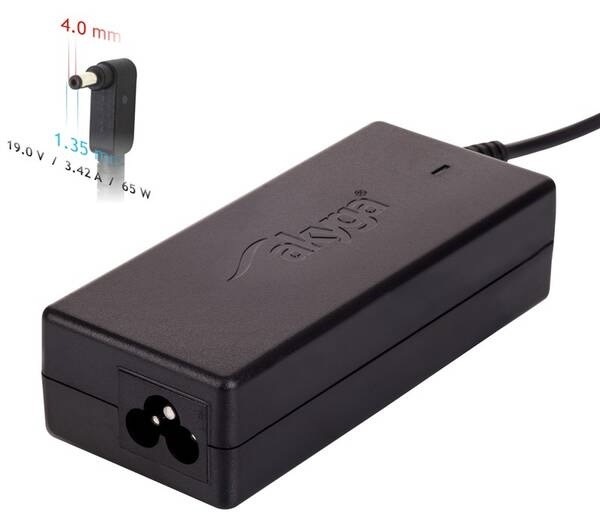 Napájecí adaptér Akyga pro notebook 19V/3.42A/65W 4.0 x 1.35 mm pro Asus
