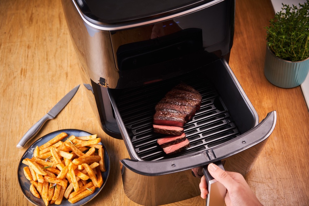 Fritéza horkovzdušná Tefal FW201815 Easy Fry & Steam 3v1 černá Tefal FW201815 Easy Fry Grill & Steam