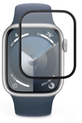 Tvrzené sklo Epico 3D+ Flexiglass na Apple Watch 10 - 46mm Tvrzené sklo Epico Sapphire na Apple Watch AW Ultra 49mm - stříbrné