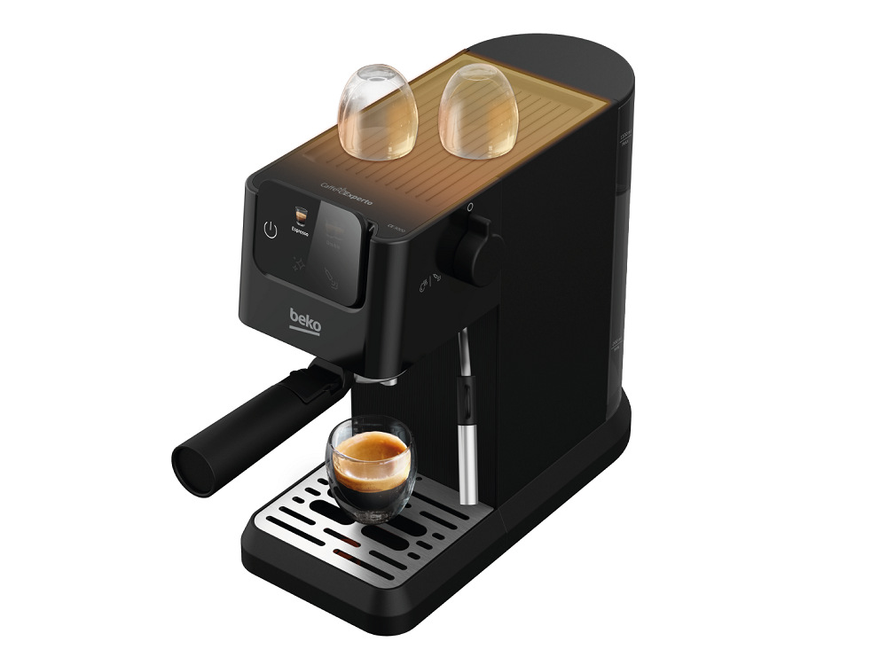 Pákový kávovar Beko Caffe experto CEP5302B černý Pákový kávovar Espresso Beko CEP5302B, černá, snadné nahřátí