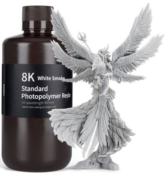UV resin Elegoo 8K Standard 1kg - kouřově bílý