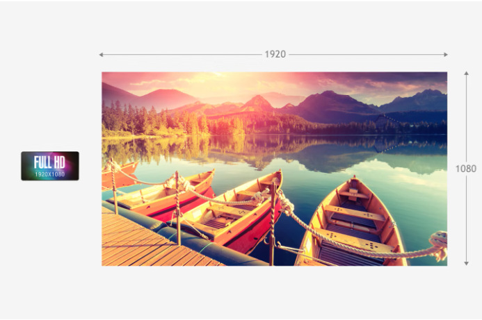 Full HD rozlišení monitoru Acer řady PM1