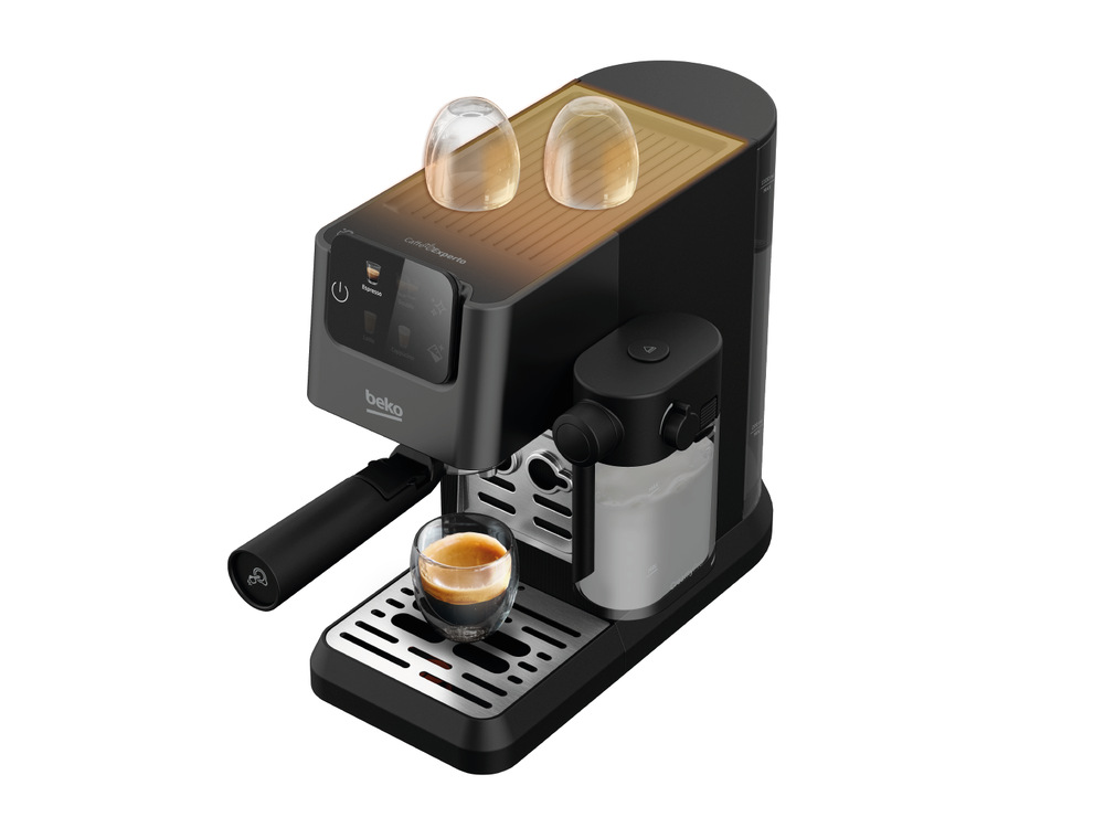 Pákový kávovar Beko Caffe experto CEP5464DX černý Pákový kávovar Beko CEP5464DX