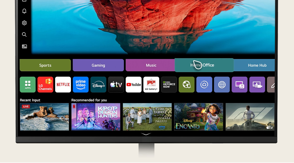 Monitor LG 32U701SB-B černý LG 32U701SB-B spoléhá na webOS 26