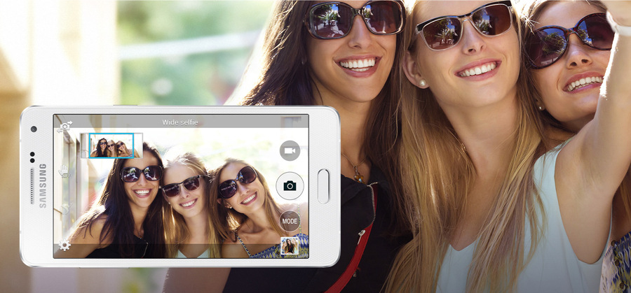 Mobilní telefon Samsung Galaxy A5 (SM-A500F) zlatý