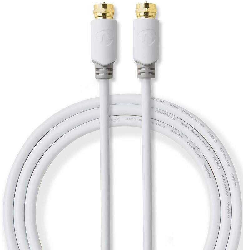 Koaxiální kabel Nedis satelitní a anténní, 1m