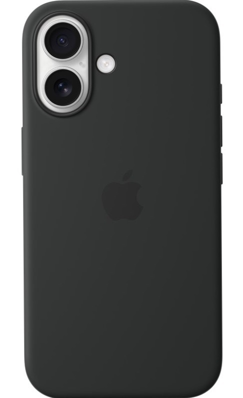 Kryt na mobil Apple iPhone 16 Silicone Case s MagSafe - černý