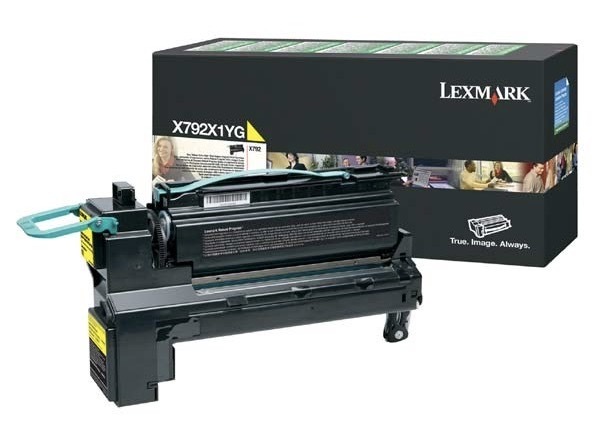 Toner Lexmark X792X1YG, 20000 stran, pro X792 serie žlutý