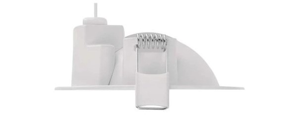 Vestavné svítidlo EMOS Geri 6,5W, 10cm, 780lm, teplá-studená bílá bílé LED SVÍTIDLO GERI VES. KR 6,5W 780LM IP20 CCT B