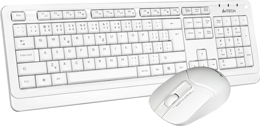 Klávesnice s myší A4Tech FG1012 bílá Klávesnice s myší A4Tech FG1012 - bílá