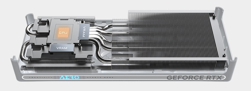 Grafická karta GIGABYTE GeForce RTX 5060 Ti AERO OC 8G