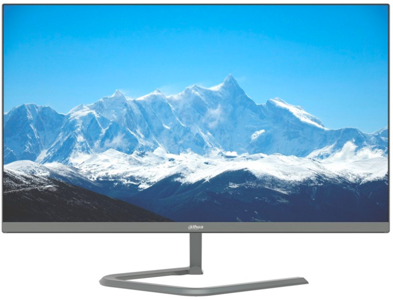 Monitor Dahua LM27-C201P 27″ s IPS panelem, Full HD rozlišením a bezrámečkovým designem v šedé barvě
