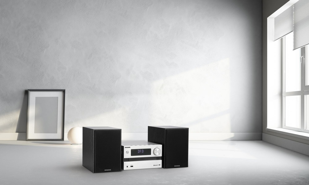 Mikrosystém KENWOOD M-720DAB černý/stříbrný
