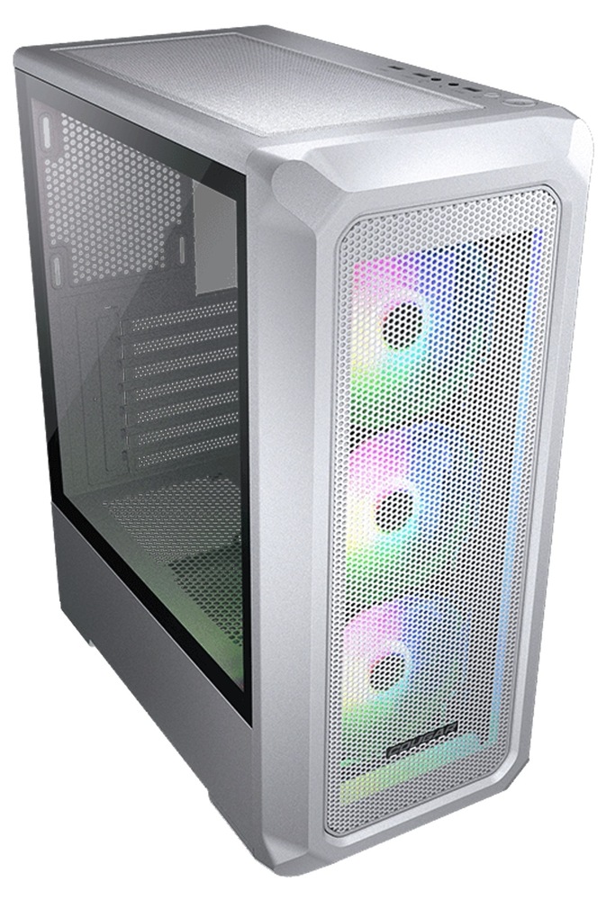 Elegantní počítačová skříň Cougar ARCHON 2 Mesh RGB, bílá barva